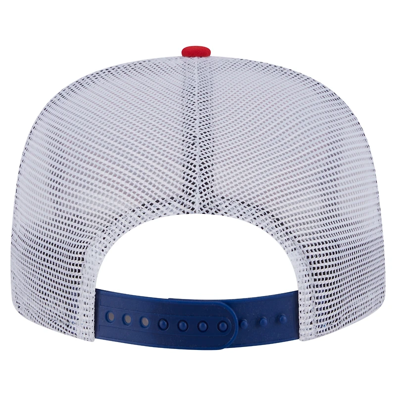 Casquette de golf à visière rabattable New Era rouge/bleu royal New York Giants pour homme
