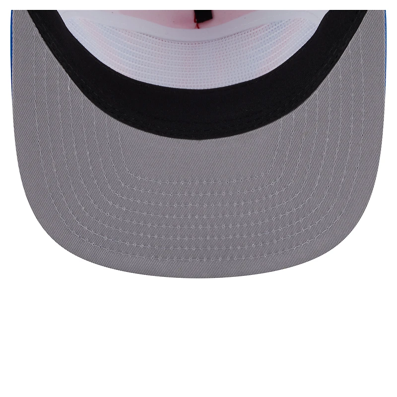 Casquette de golf à visière rabattable New Era rouge/bleu royal New York Giants pour homme