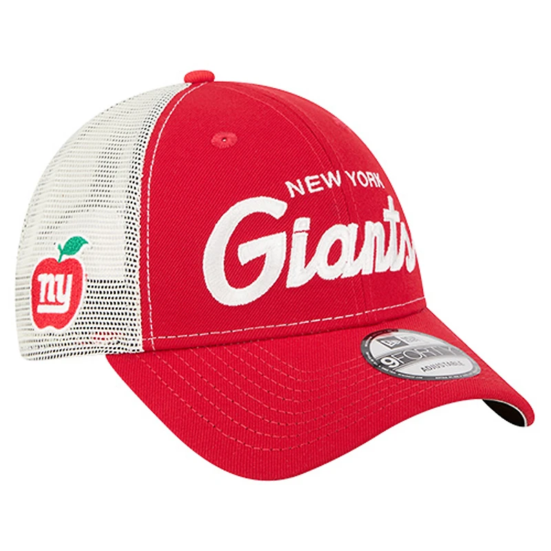 Casquette camionneur Apple 9FORTY des Giants de New York V107988, REDMSH, 70942386