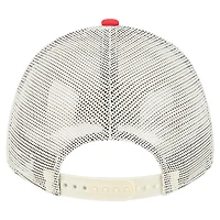 Men's New Era Red New York Giants Apple Trucker 9FORTY Adjustable Hat