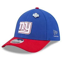 Casquette New Era Flex pour homme, bleu royal/rouge, York Giants, repêchage NFL 2026, modèle 39THIRTY M-Crown