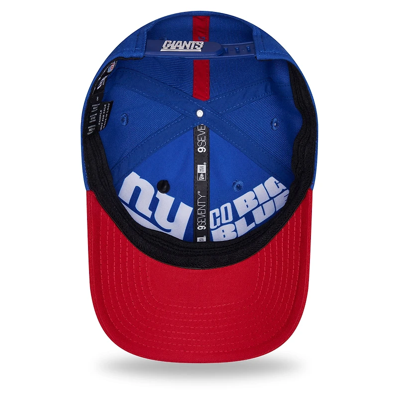 Men's New Era  Royal/Red New York Giants 2026 NFL Draft 9SEVENTY Adjustable Hat