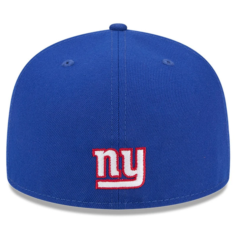 Casquette ajustée 59FIFTY New Era Royal York Giants 100e saison pour homme