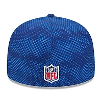Casquette ajustée 59FIFTY New Era Royal York Giants 2024 Sideline pour homme