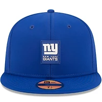 Casquette ajustée New Era Royal York Giants 2025 Sideline Quill Tech 59FIFTY pour homme