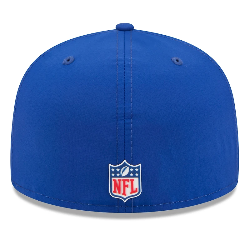 Men's New Era Royal York Giants 2025 Sideline 59FIFTY Fitted Hat