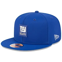 Casquette ajustée New Era Royal York Giants 2025 Sideline Quill Tech 59FIFTY pour homme
