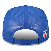 Men's New Era Royal New York Giants 2025 Sideline  9SEVENTY Trucker Adjustable Hat