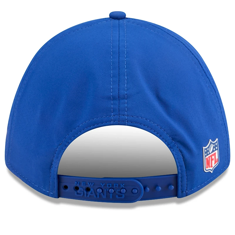 Men's New Era Royal New York Giants 2025 Sideline  M-Crown 9FORTY Adjustable Hat