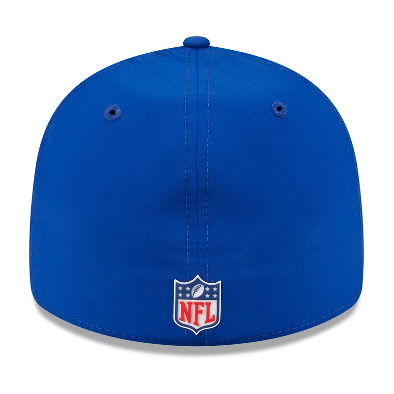 Casquette ajustée New Era Royal York Giants 2025 Sideline Retro Crown 59FIFTY pour homme