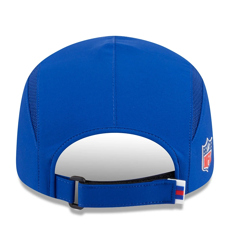 Men's New Era Royal New York Giants 2025 Sideline  Runner Adjustable Hat