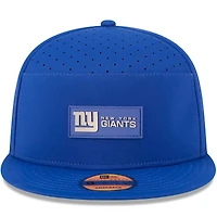 Men's New Era Royal New York Giants 2025 Sideline  Split Panel 9FIFTY Snapback Hat