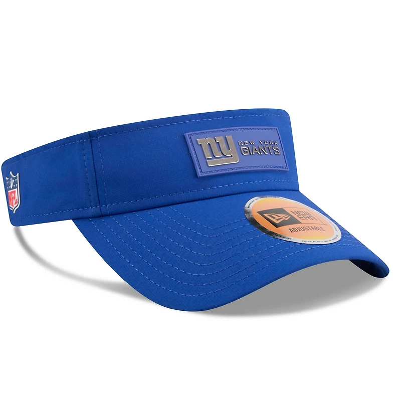 Men's New Era Royal New York Giants 2025 Sideline  Visor