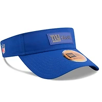 Men's New Era Royal New York Giants 2025 Sideline  Visor