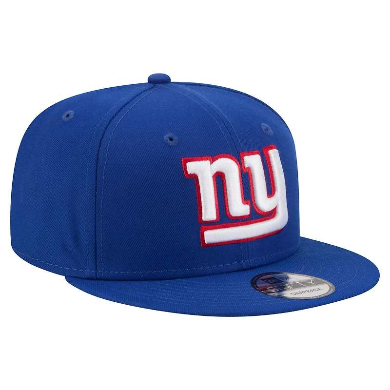 Casquette snapback New Era Royal New York Giants 9FIFTY pour homme