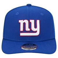 Casquette extensible à boutons-pression New Era Royal New York Giants 9SEVENTY pour homme