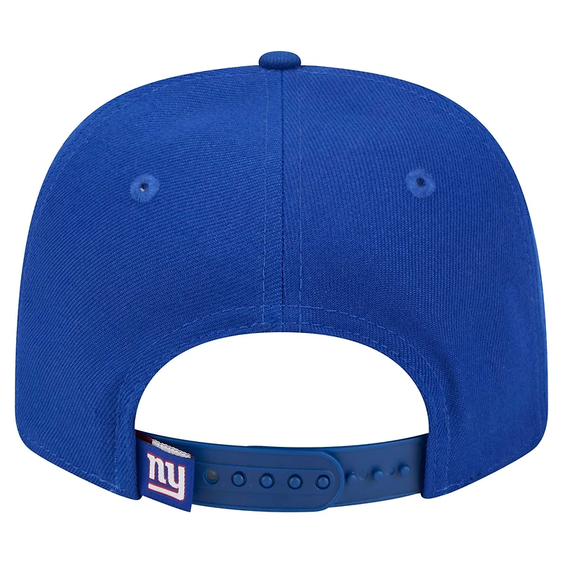 Casquette extensible à boutons-pression New Era Royal New York Giants 9SEVENTY pour homme