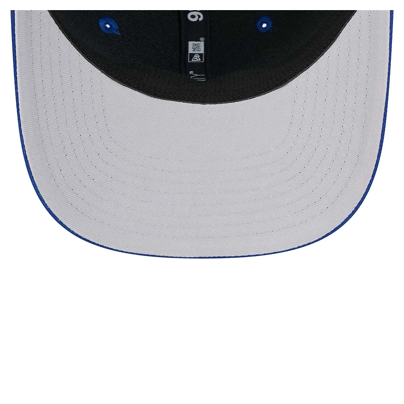 Casquette extensible à boutons-pression New Era Royal New York Giants 9SEVENTY pour homme