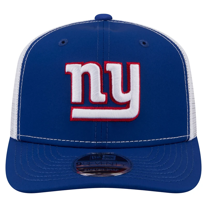 Casquette trucker ajustable New Era Royal New York Giants 9SEVENTY pour homme