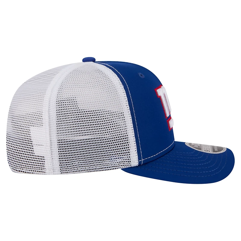 Men's New Era  Royal New York Giants 9SEVENTY Trucker Adjustable Hat