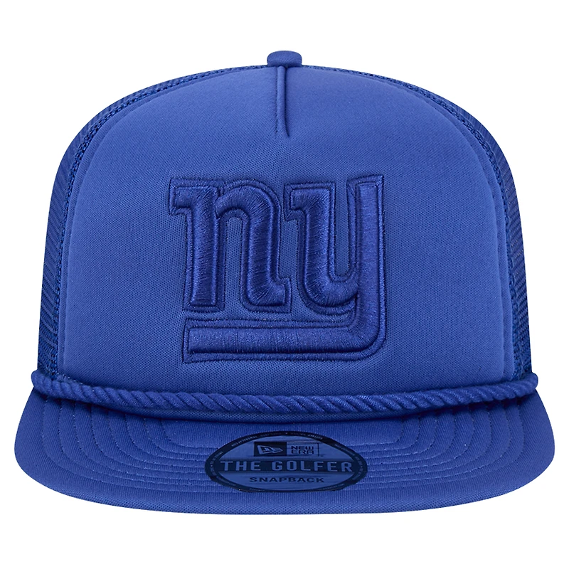 Men's New Era Royal New York Giants Active Tone Golfer Snapback Hat