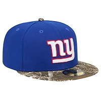 Men's New Era Royal York Giants Active Two-Tone Camo 59FIFTY Fitted Hat