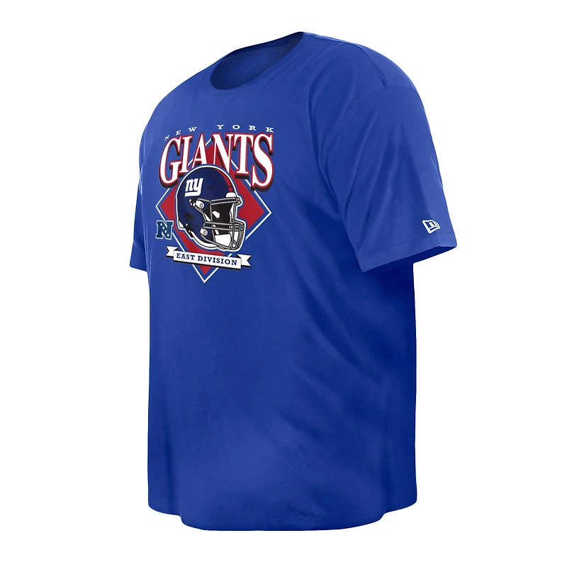 T-shirt avec casque grand et New Era Royal York Giants pour hommes