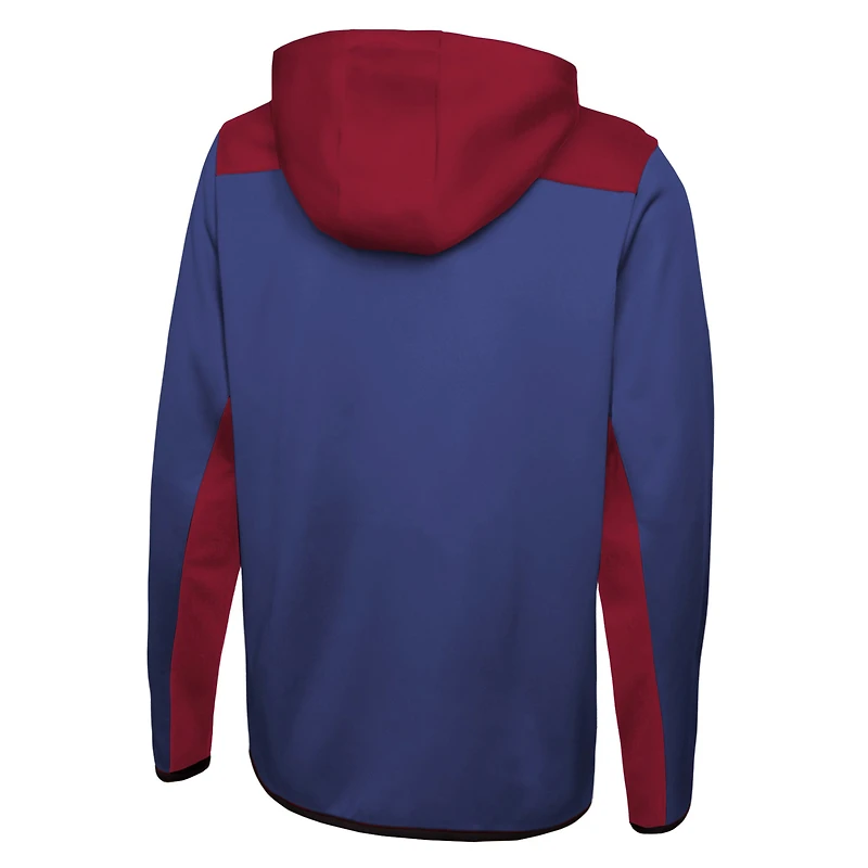 Sweat à capuche pour homme New Era Royal York Giants Combine Authentic Hard Hitter