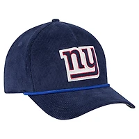 Casquette ajustable New Era Royal New York Giants en velours côtelé 9FORTY A-Frame pour homme