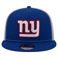 Men's New Era  Royal New York Giants Core Team 9FIFTY Trucker Snapback Hat