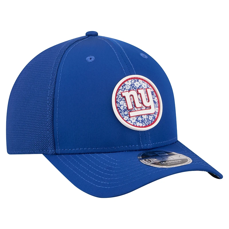 Men's New Era  Royal New York Giants Floral 9FORTY M-Crown Trucker Adjustable Hat