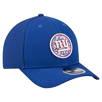 Men's New Era  Royal New York Giants Floral 9FORTY M-Crown Trucker Adjustable Hat