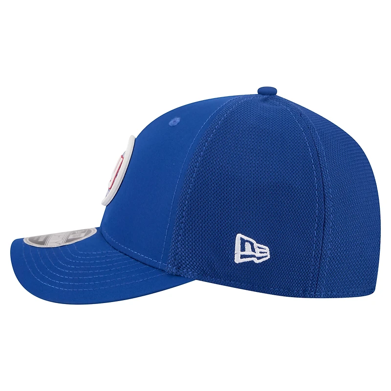Casquette trucker ajustable New Era Royal New York Giants Floral 9FORTY M-Crown pour homme