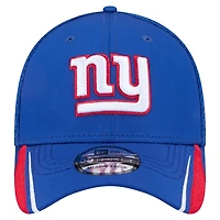 Casquette New Era Royal York Giants Game Day Linear 39THIRTY Flex pour homme