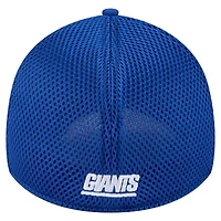 Casquette New Era Royal York Giants Game Day Linear 39THIRTY Flex pour homme