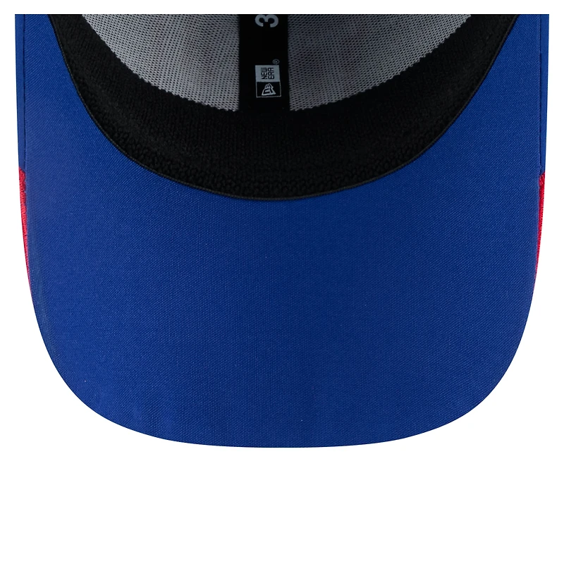 Casquette New Era Royal York Giants Game Day Linear 39THIRTY Flex pour homme