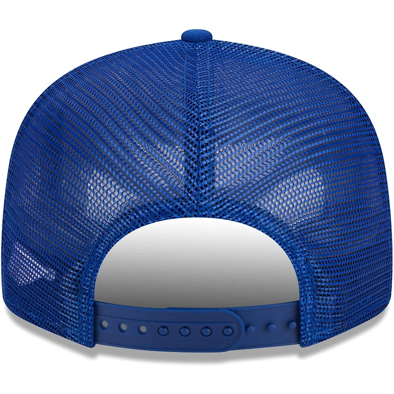 Men's New Era Royal New York Giants  Grade Trucker 9FIFTY Snapback Hat