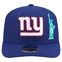 Casquette ajustable New Era Royal New York Giants Liberty 9SEVENTY pour homme