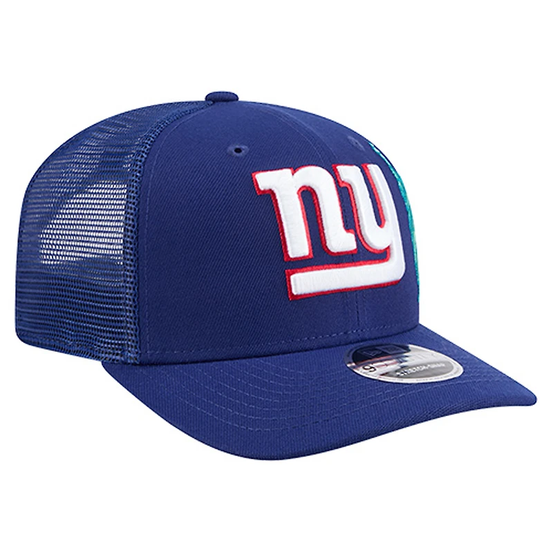 Casquette ajustable New Era Royal New York Giants Liberty 9SEVENTY pour homme