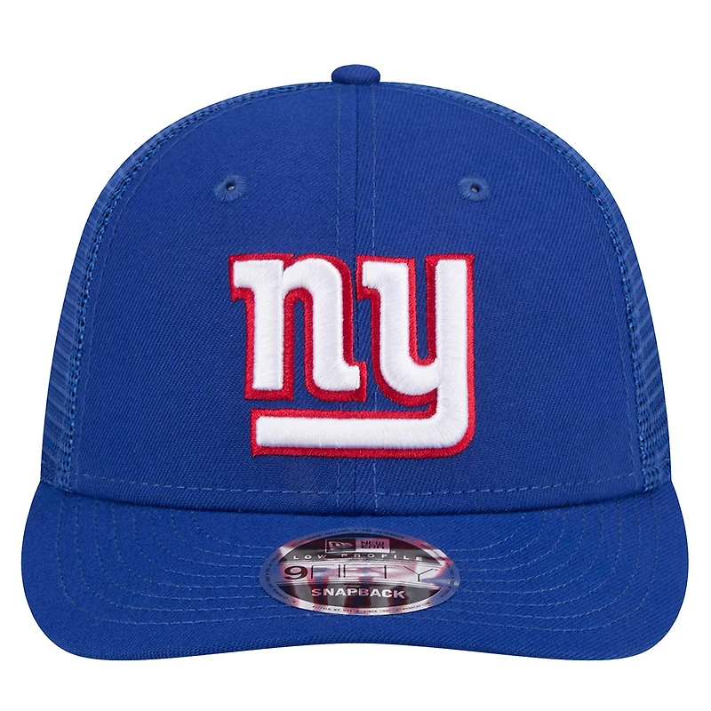 Casquette Snapback Low Profile 9FIFTY New Era Royal New York Giants pour homme