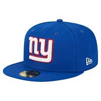 Casquette ajustée 59FIFTY Main des Royal New York Giants Era pour homme