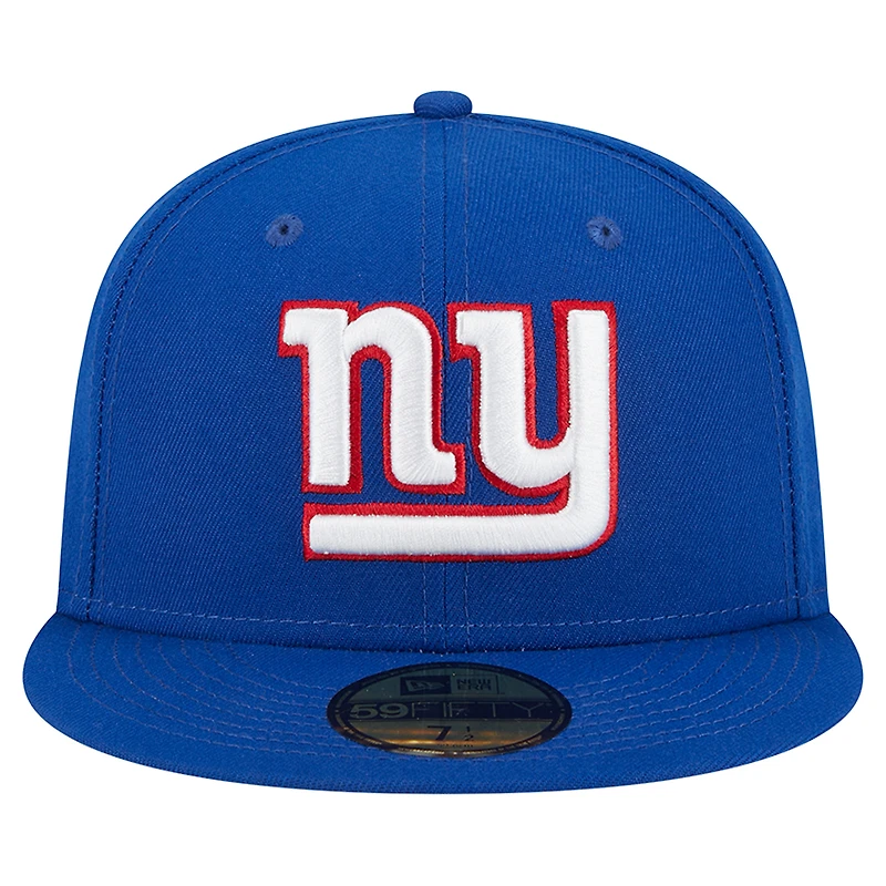 Casquette ajustée 59FIFTY Main des Royal New York Giants Era pour homme