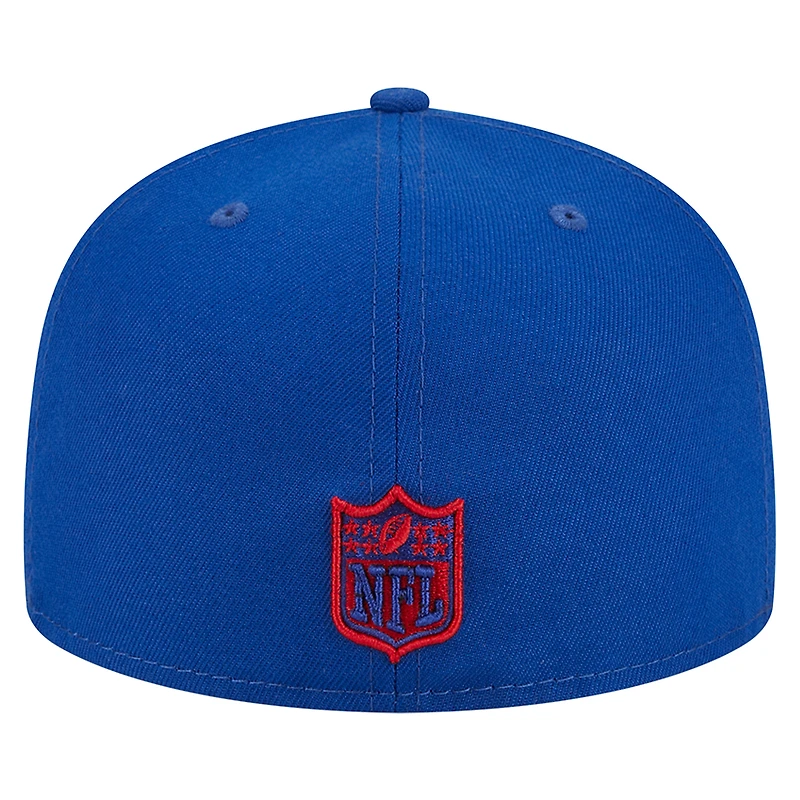 Casquette ajustée 59FIFTY Main des Royal New York Giants Era pour homme