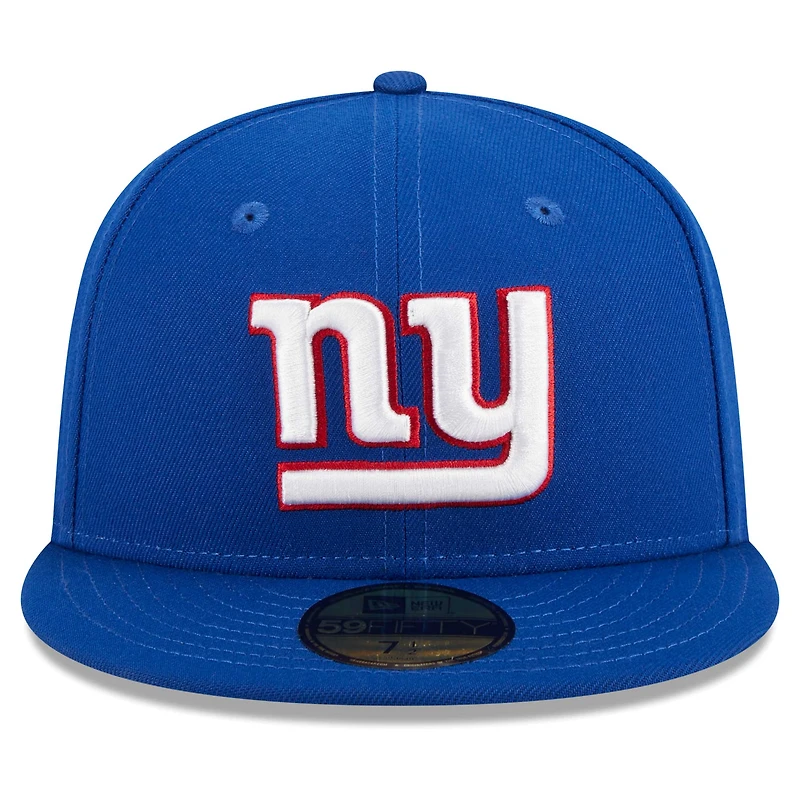 Casquette ajustée 59FIFTY Royal New York Giants Main Patch pour homme Era