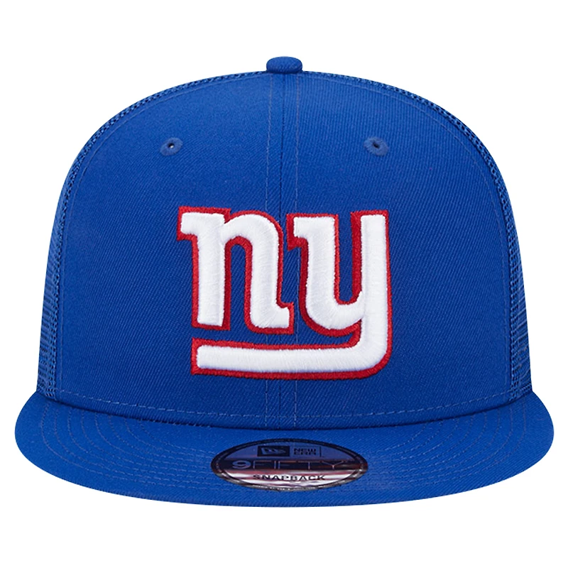 Casquette Snapback 9FIFTY Main Trucker des Royal New York Giants New Era pour homme