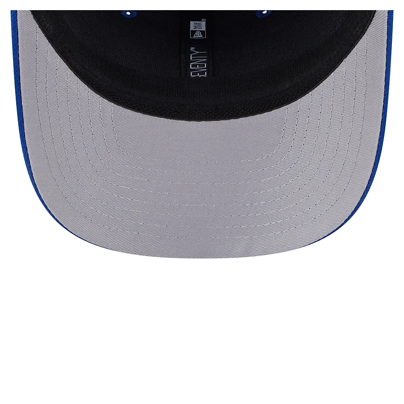 Men's New Era Royal New York Giants Main Trucker 9SEVENTY Stretch-Snap Hat