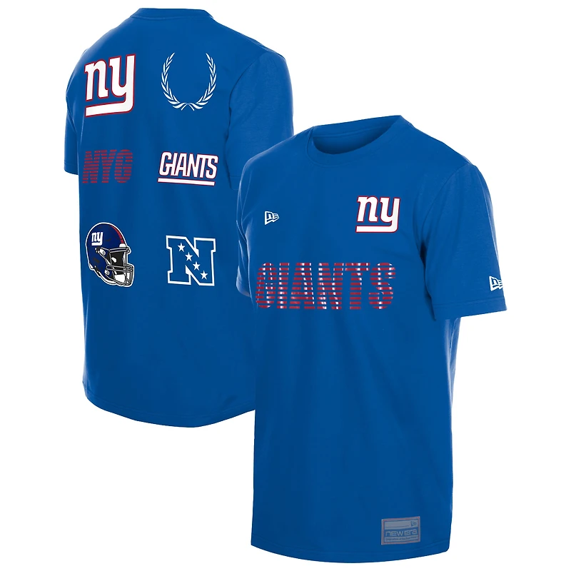 T-shirt New Era Royal York Giants Match pour homme