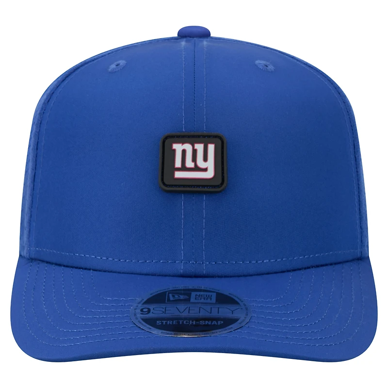 Men's New Era Royal New York Giants Micro Badge 9SEVENTY Adjustable Hat
