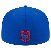 Men's New Era Royal York Giants  Oversized 59FIFTY Fitted Hat