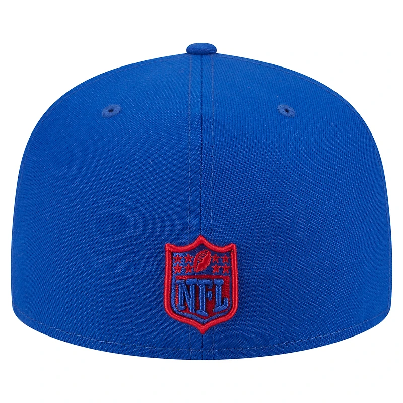 Men's New Era Royal York Giants Oversized 59FIFTY Fitted Hat